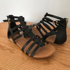 Black Summer Time Sandals